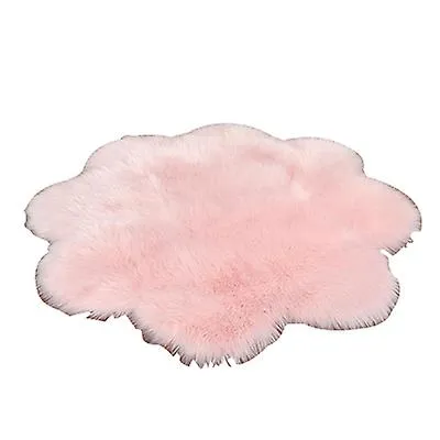 110cm pink Plush round bedroom carpet round cushion AZ1933