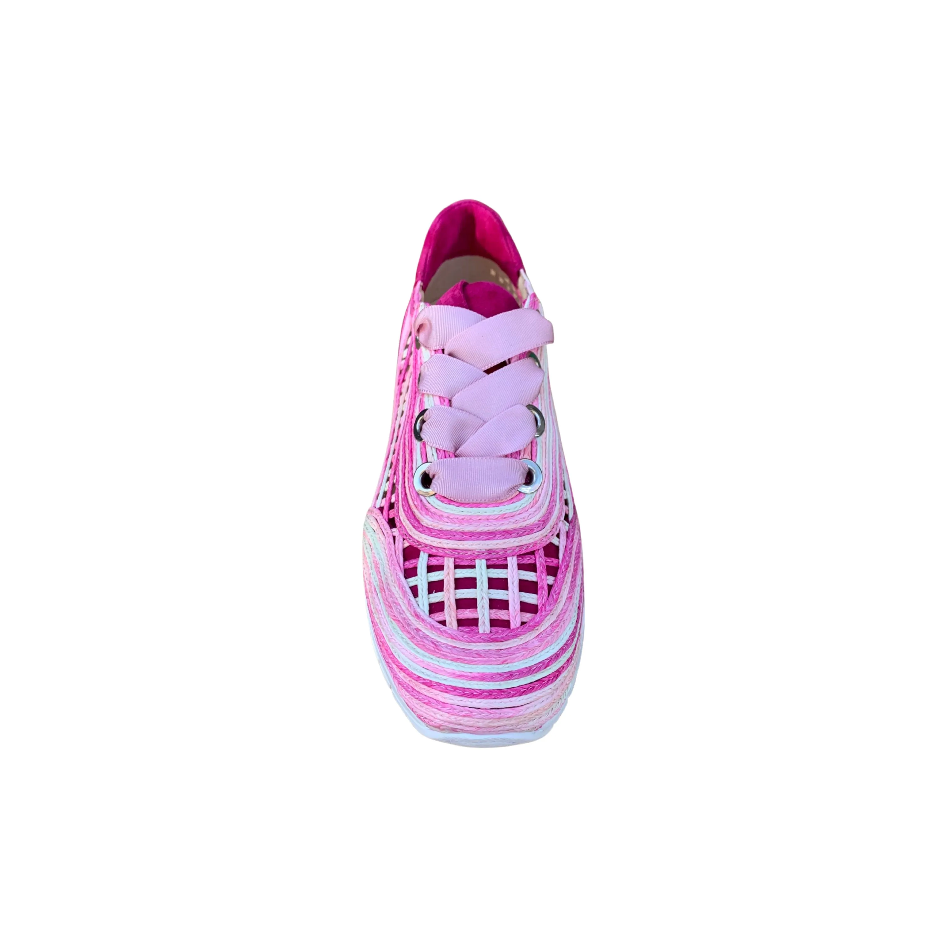 81606 Fuchsia Platform Sneaker