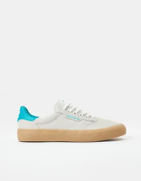 adidas 3MC Skate Shoes - Chalk White/Glory Green/Gum