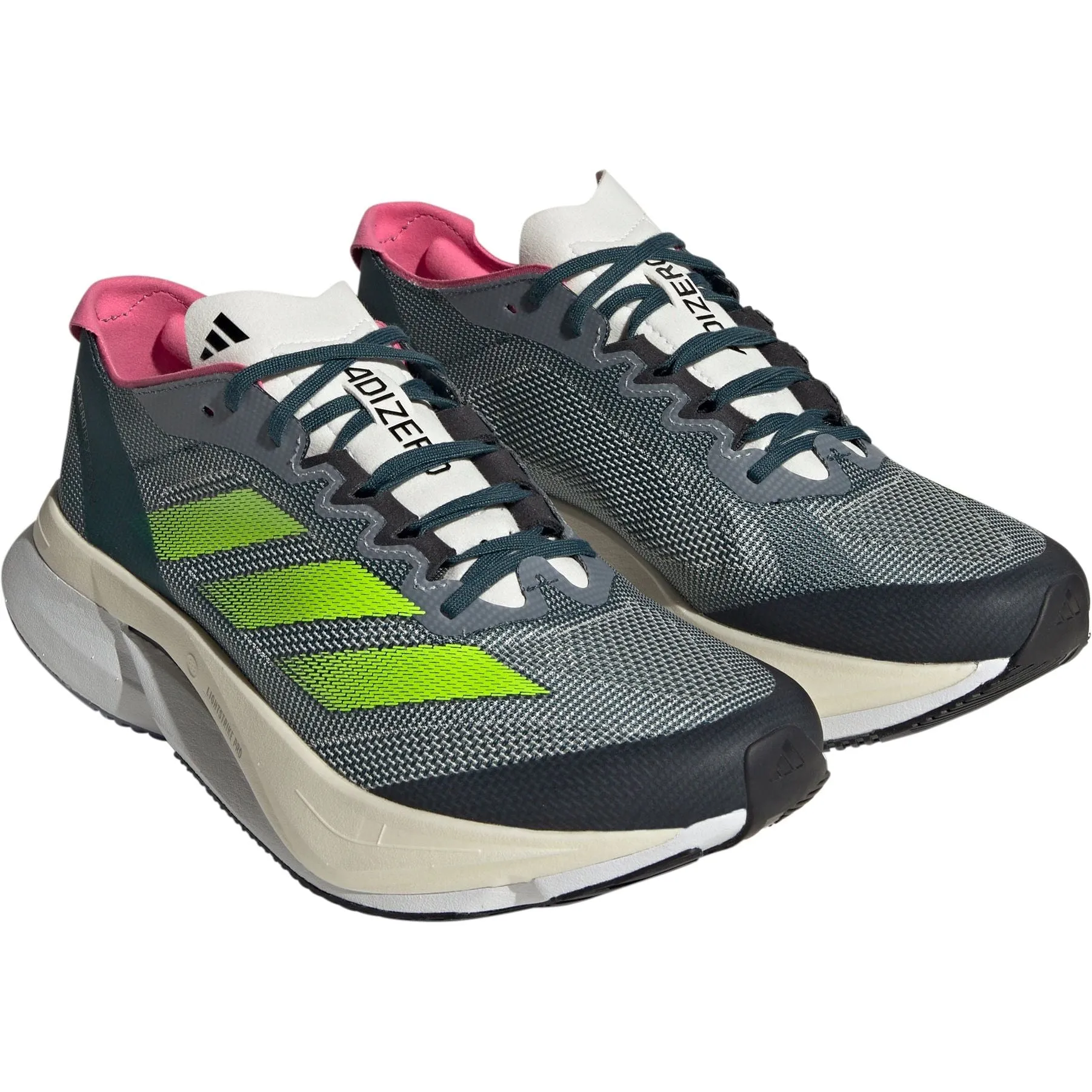 adidas Adizero Boston 12 Womens Running Shoes - Grey