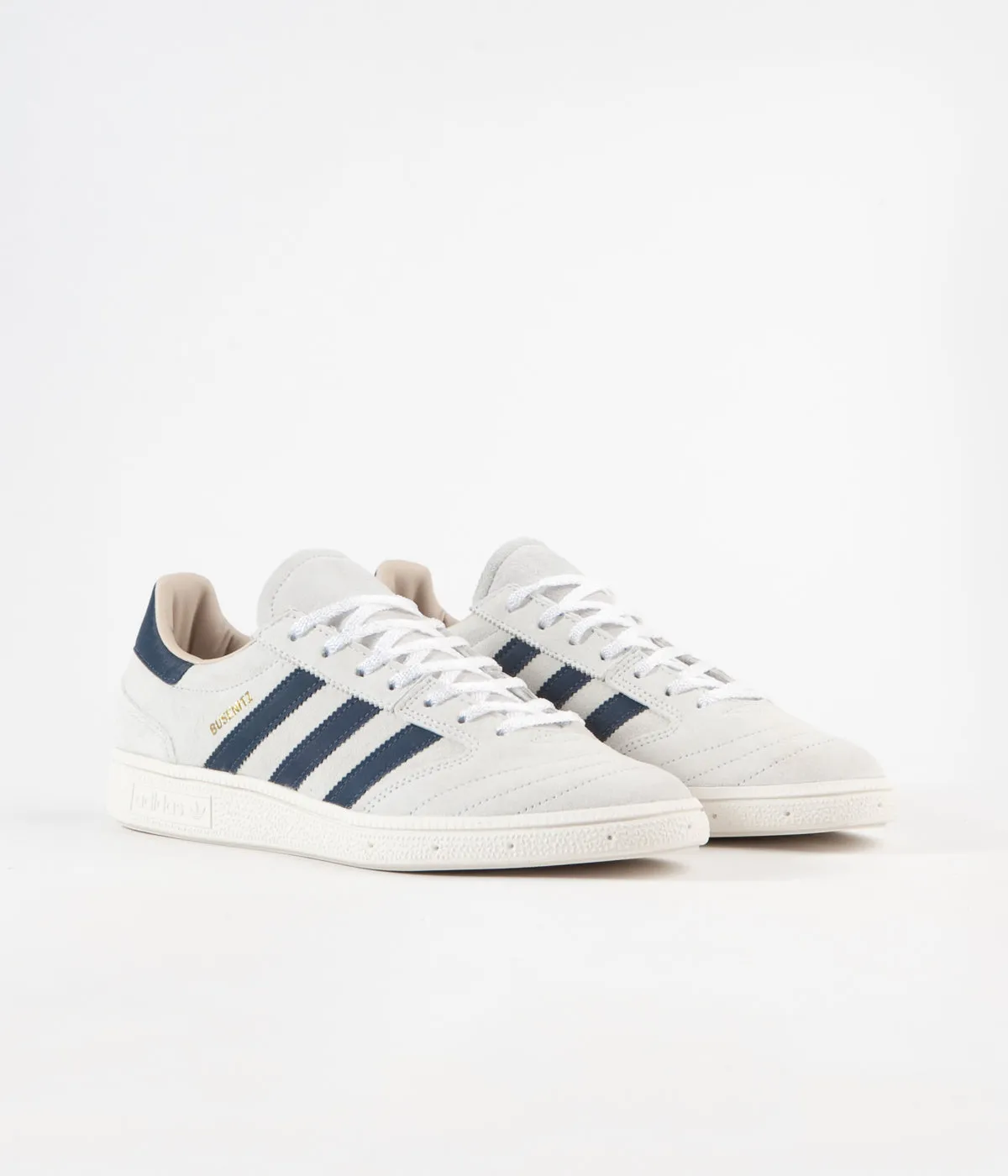 Adidas Busenitz Vintage Shoes - Crystal White / Legacy Blue / Chalk White