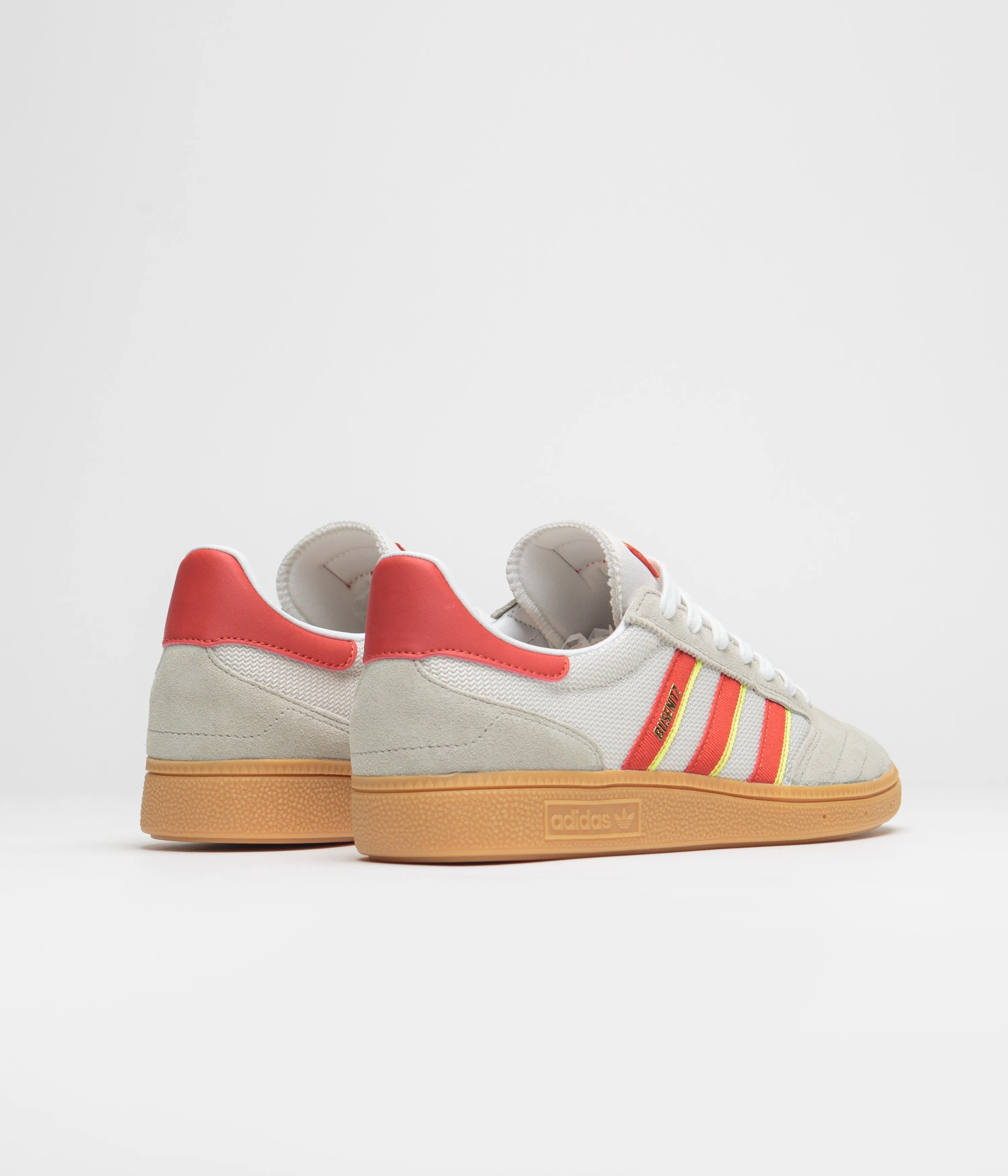 Adidas Busenitz Vintage Shoes - Feather Grey / Red / Orbit Grey