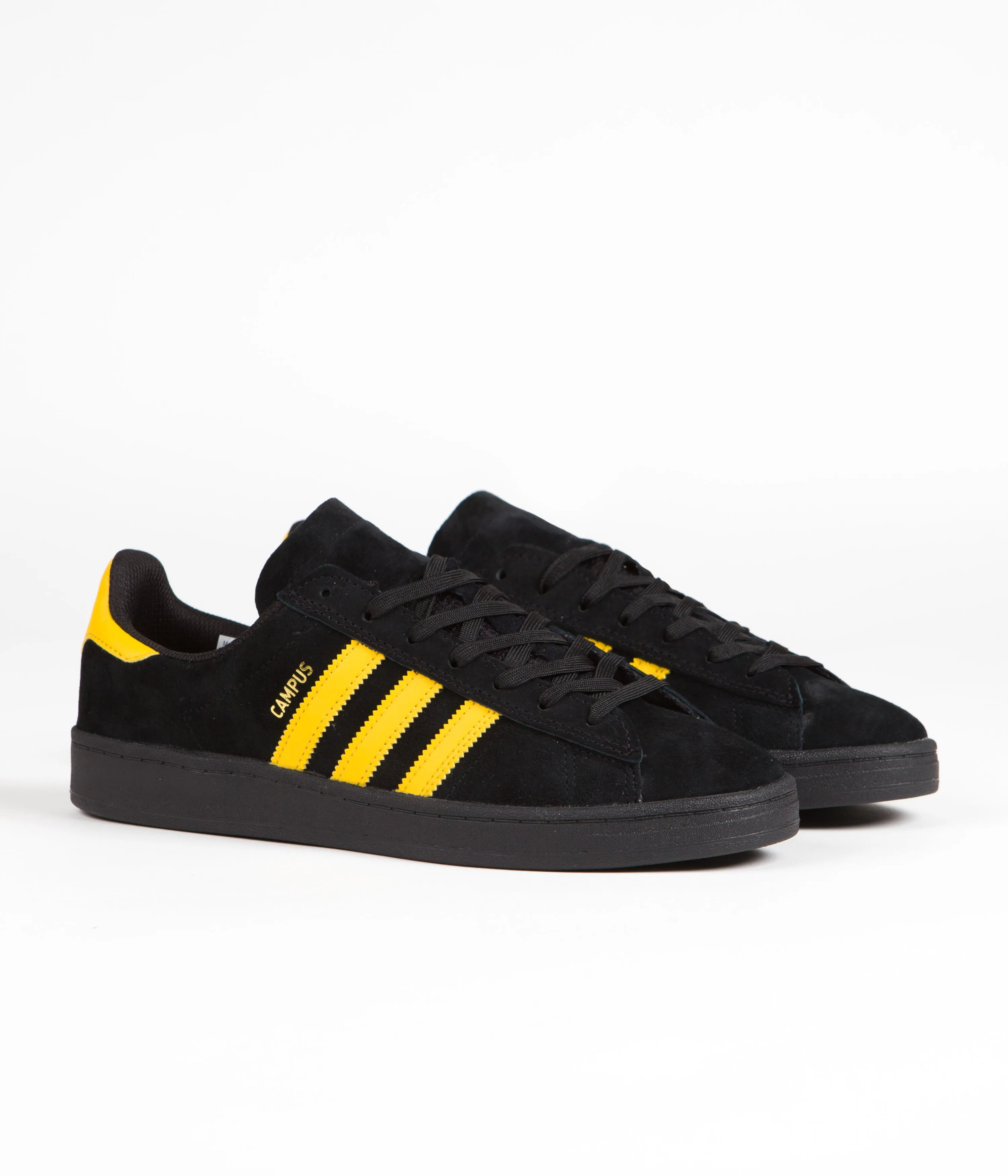 Adidas Campus Adv Shoes - Core Black / Bold Gold / Core Black