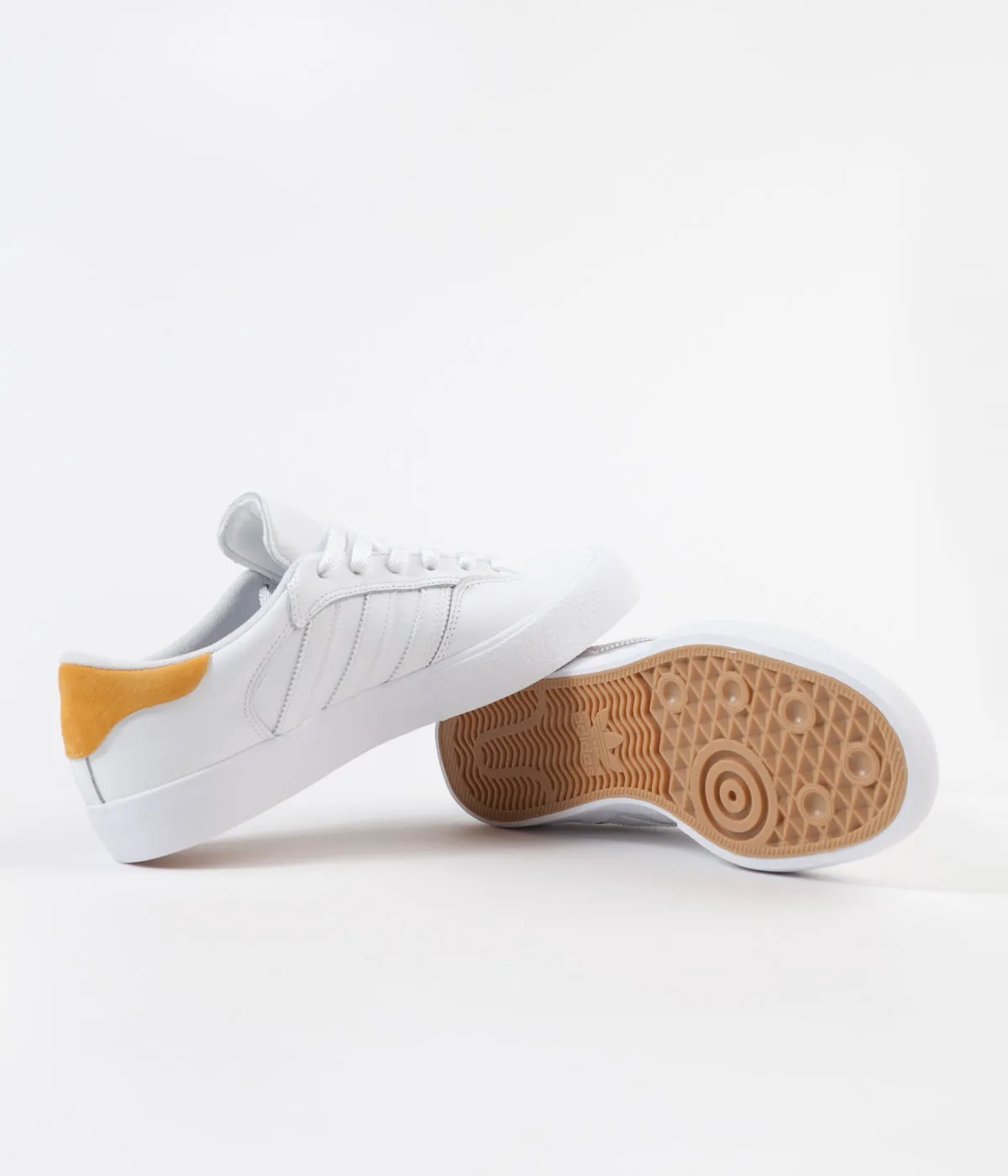 Adidas Matchbreak Super Shoes - White / Tactile Yellow / White