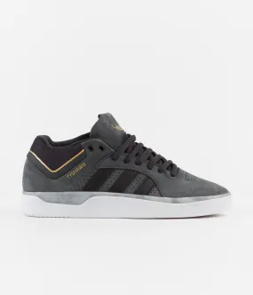 Adidas Tyshawn Shoes - Carbon / Core Black / Gold Metallic