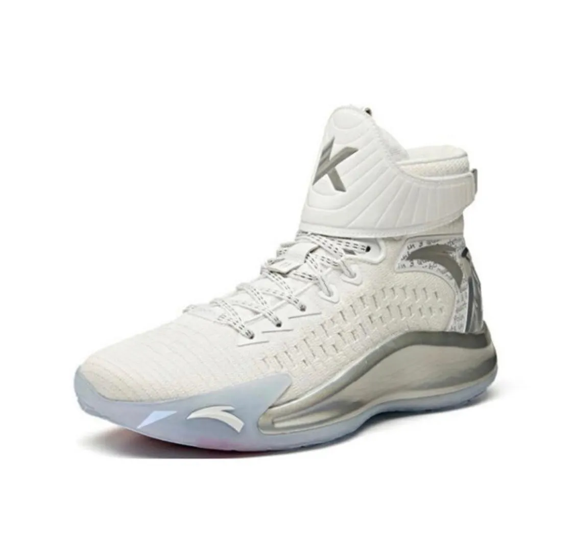 Anta Men's Kt5-Remix “Prototype” Silver White