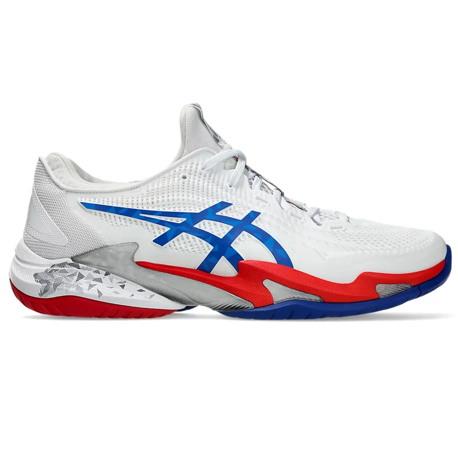 ASICS Court FF 3 Novak Men's Tennis Shoes, White/Asics Blue