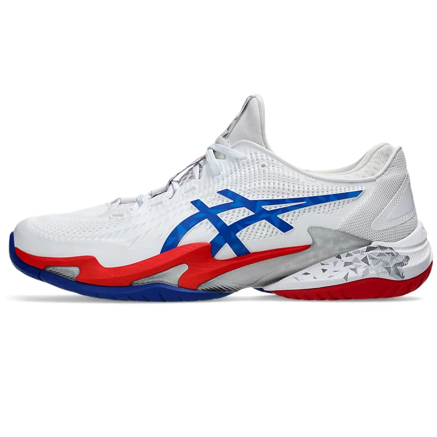 ASICS Court FF 3 Novak Men's Tennis Shoes, White/Asics Blue