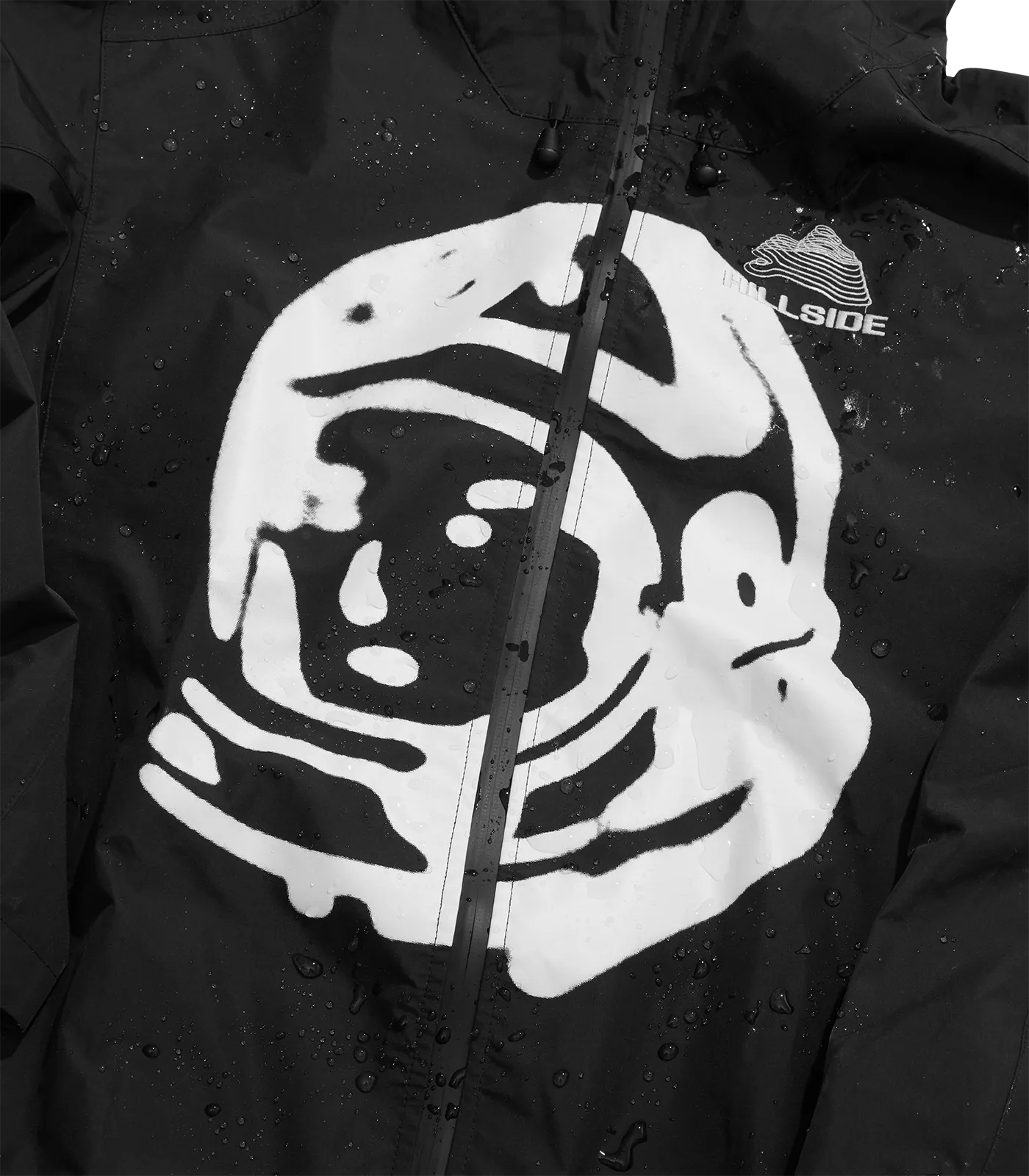 BBC/ICECREAM X HILLSIDE WATERPROOF JACKET - BLACK