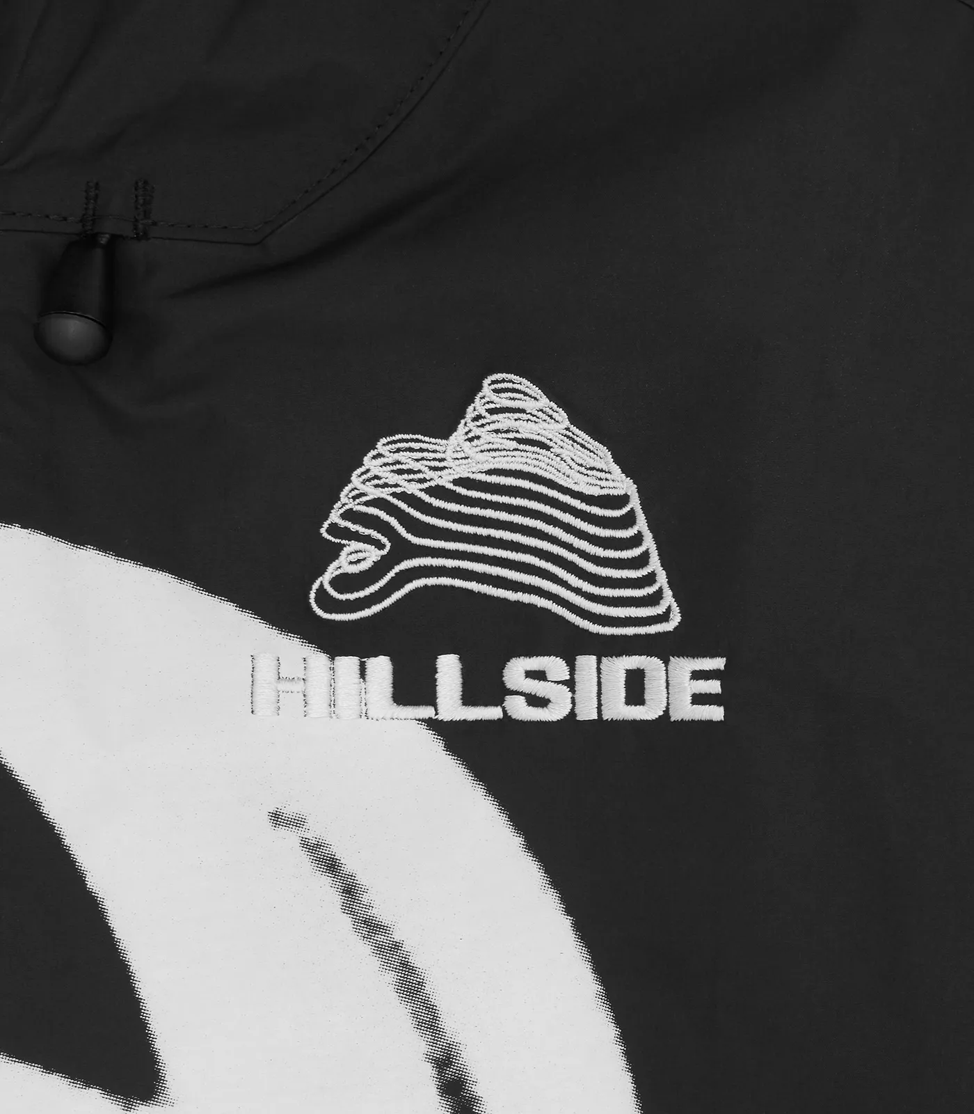 BBC/ICECREAM X HILLSIDE WATERPROOF JACKET - BLACK