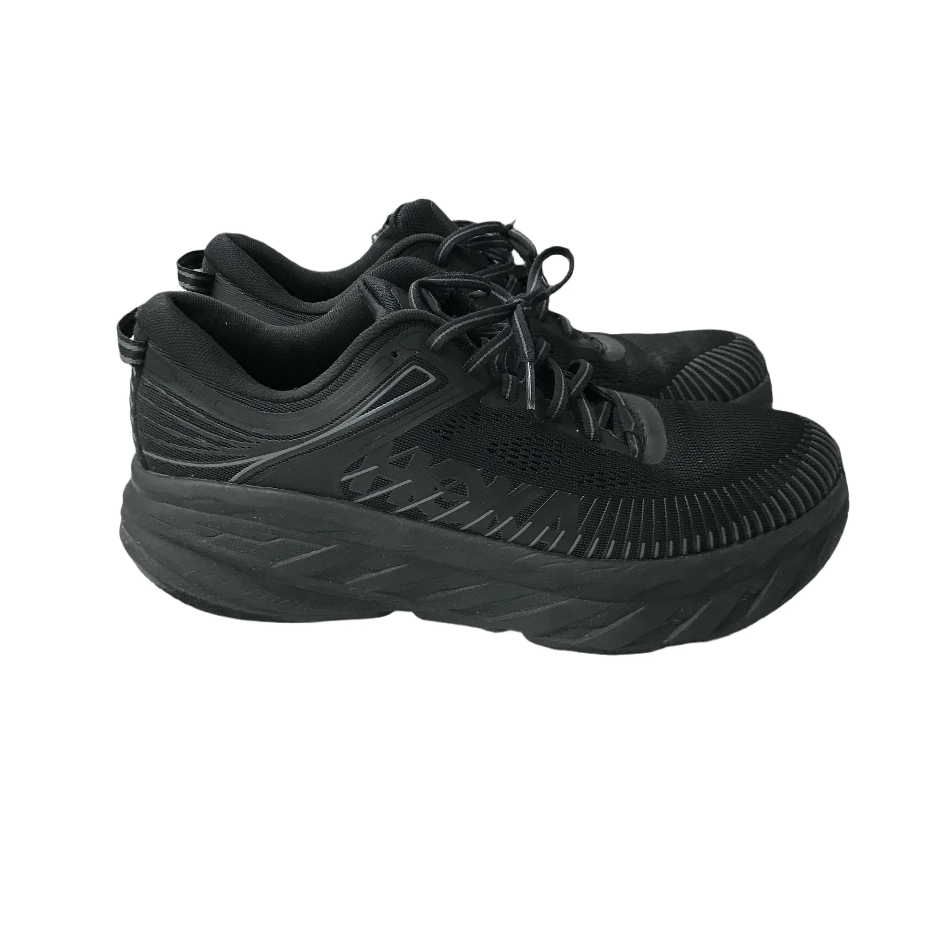 Black Shoes Athletic By Hoka, Size: 11