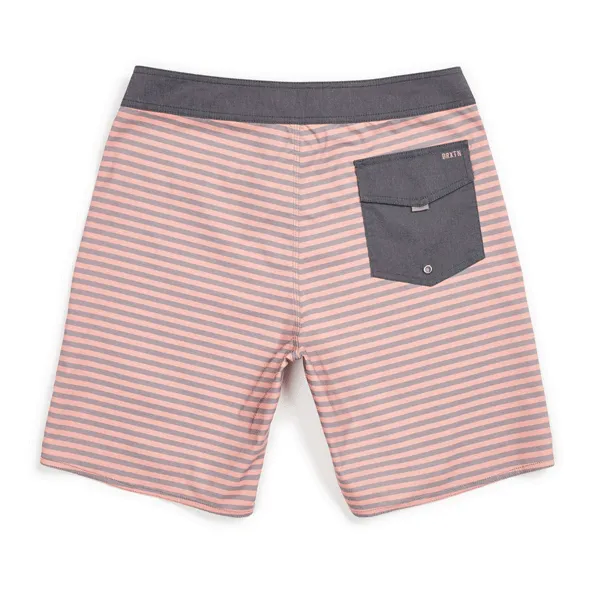 Brixton - Barge Stripe Trunk Board Shorts - Cameo - SALE