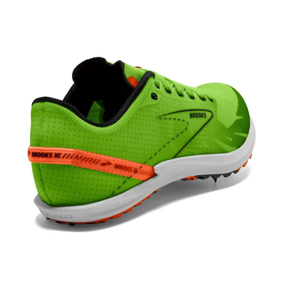 Brooks Draft XC Women's Running Shoes Green Gecko/Red Orange/White AW24