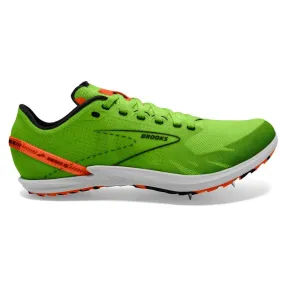 Brooks Draft XC Women's Running Shoes Green Gecko/Red Orange/White AW24