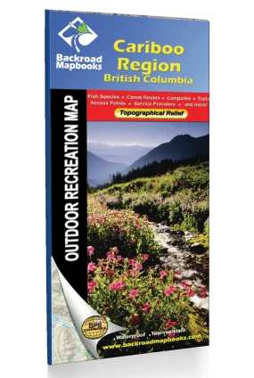 Cariboo Region BC Waterproof Map