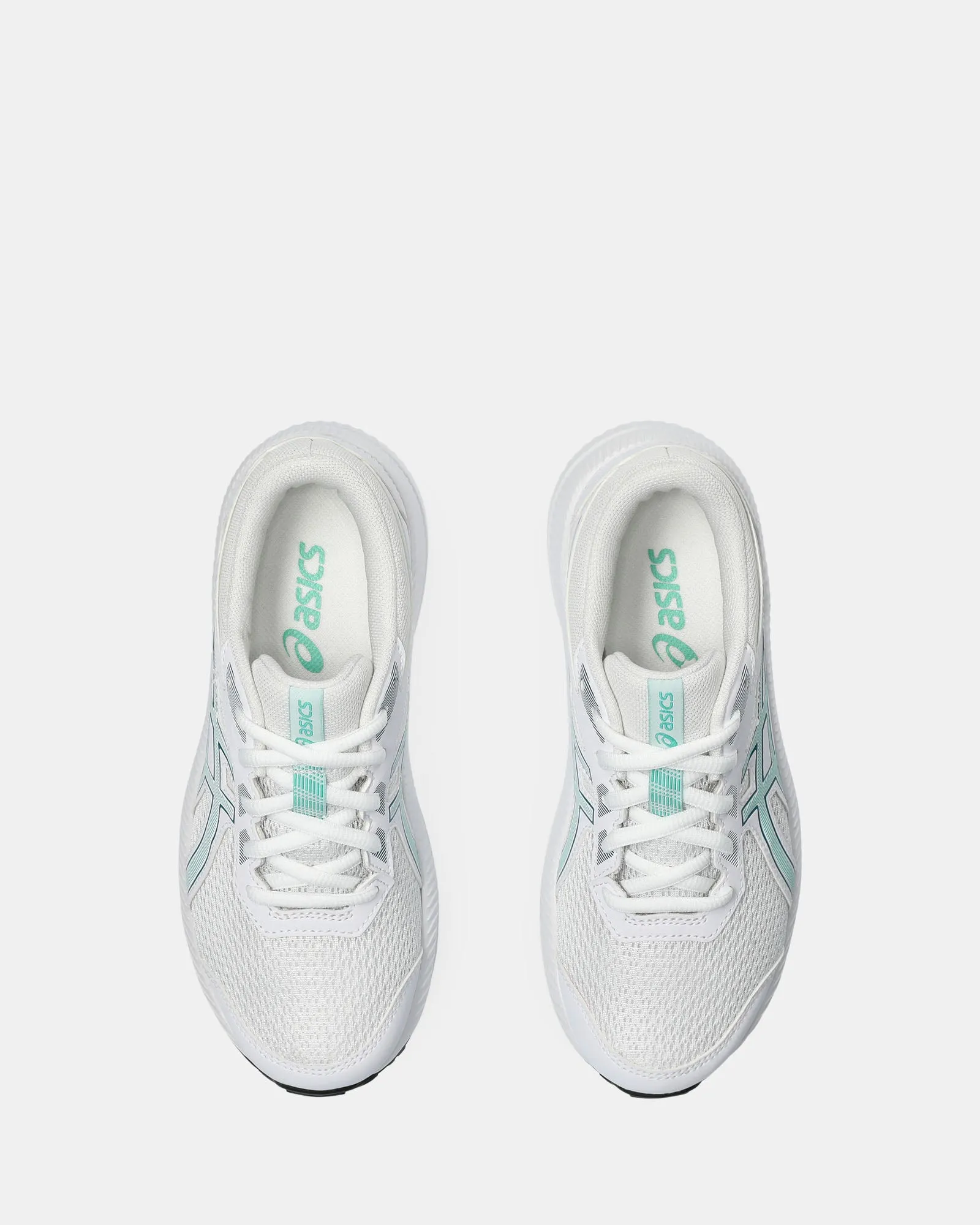 Contend 8 Grade School White/Aurora Green