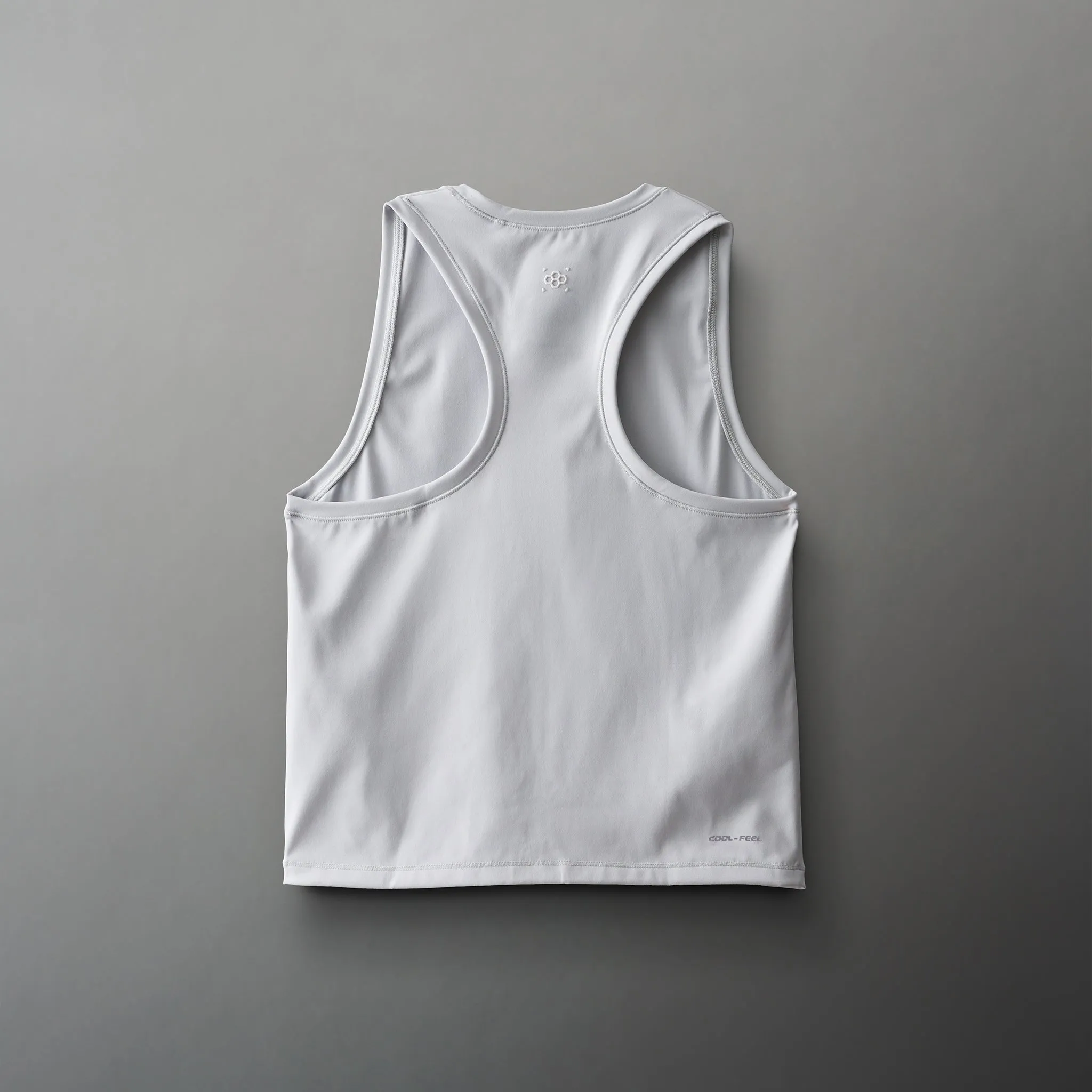 COOL-FEEL Women's Crop Tank Top - Lunar Gray