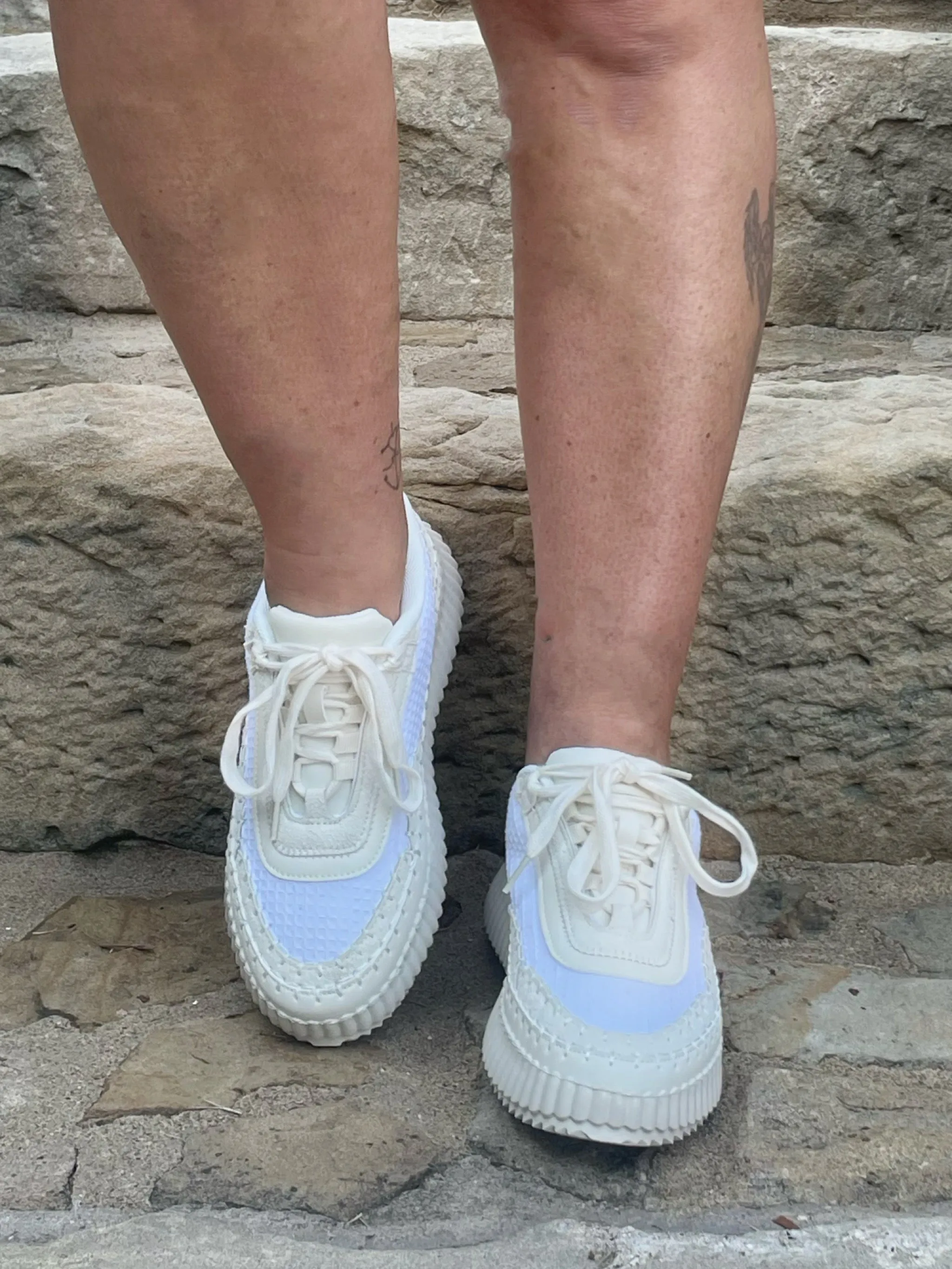 Corkys White Adventure Sneaker