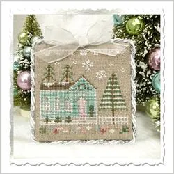 Counted Cross-Stitch Pattern: Glitter Village