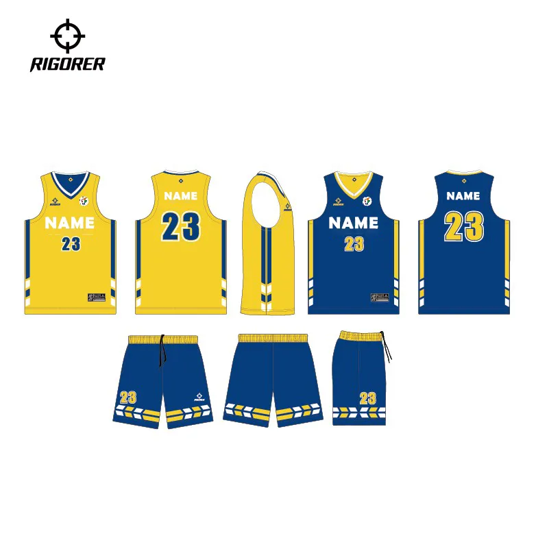 Custom Teamwear Sublimation Reversible Uniform for Basketball