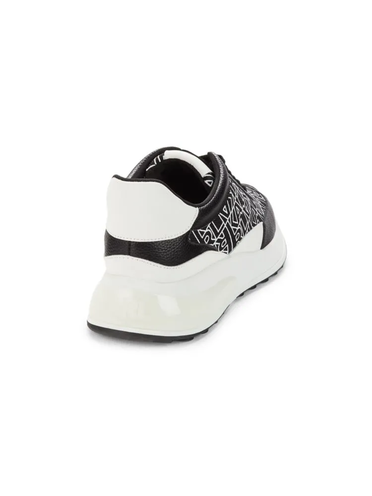 Dallas Karl Lagerfeld Paris Chunky Logo Sneakers in Soft White