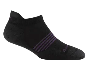 Darn Tough Element No Show Tab Lightweight Running Sock (Women's) - Black