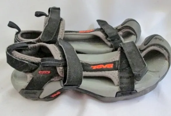 EUC Mens TEVA 6996 TOACHI RIVER SANDAL Water Aqua SHOE GRAY 10 Camping Outdoor