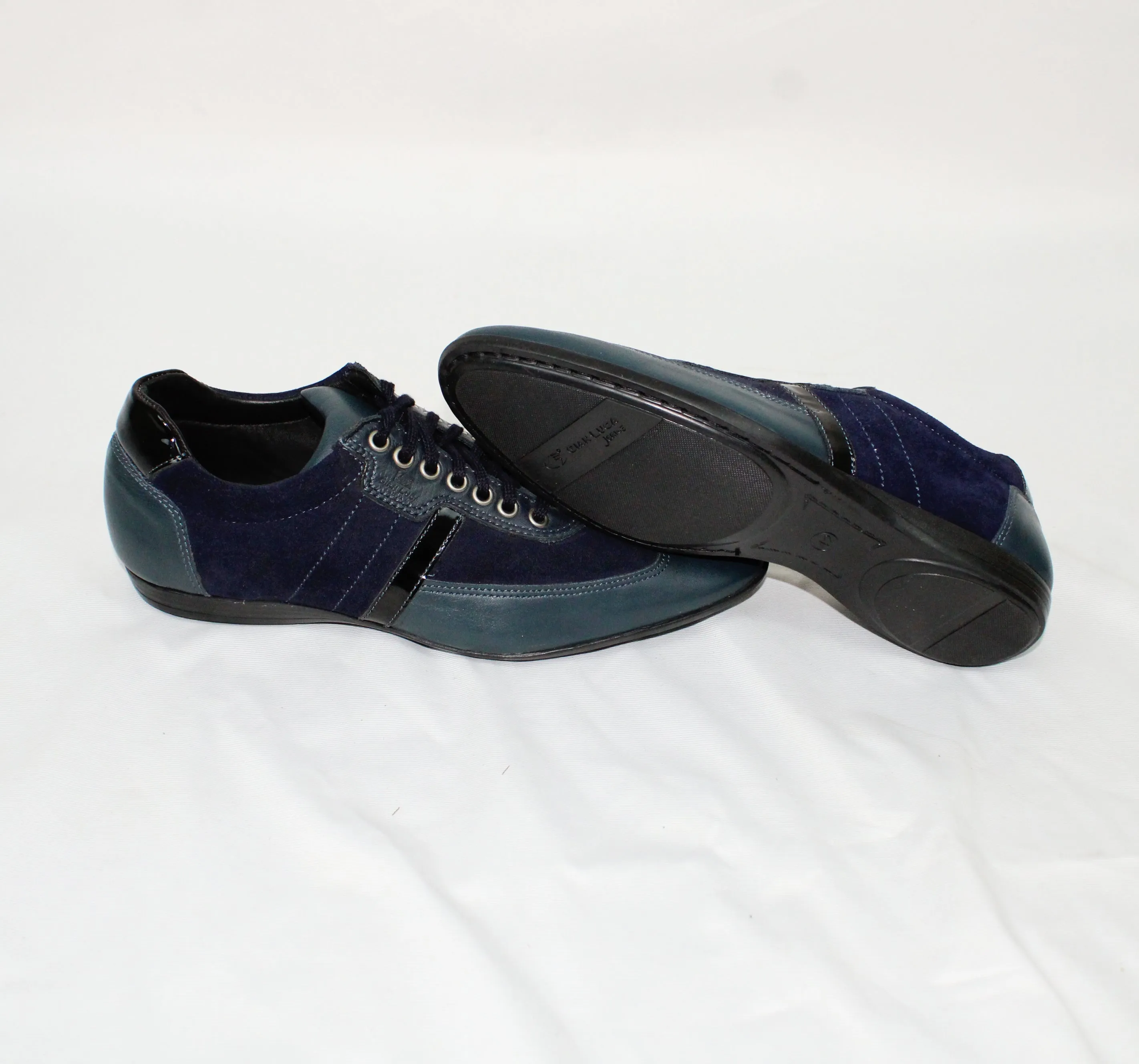 Gian Luca Suede Lace Navy