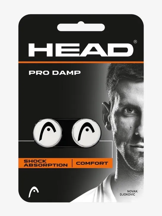 HEAD PRO DAMP TENNIS DAMPENER BLACK & WHITE