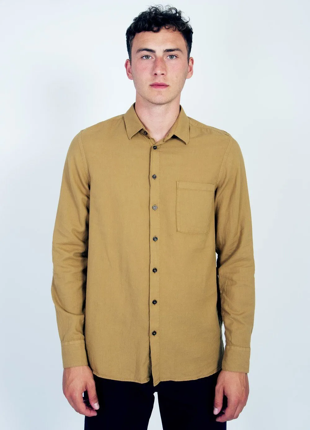 HENNING | Casual Classic Shirt | Gold