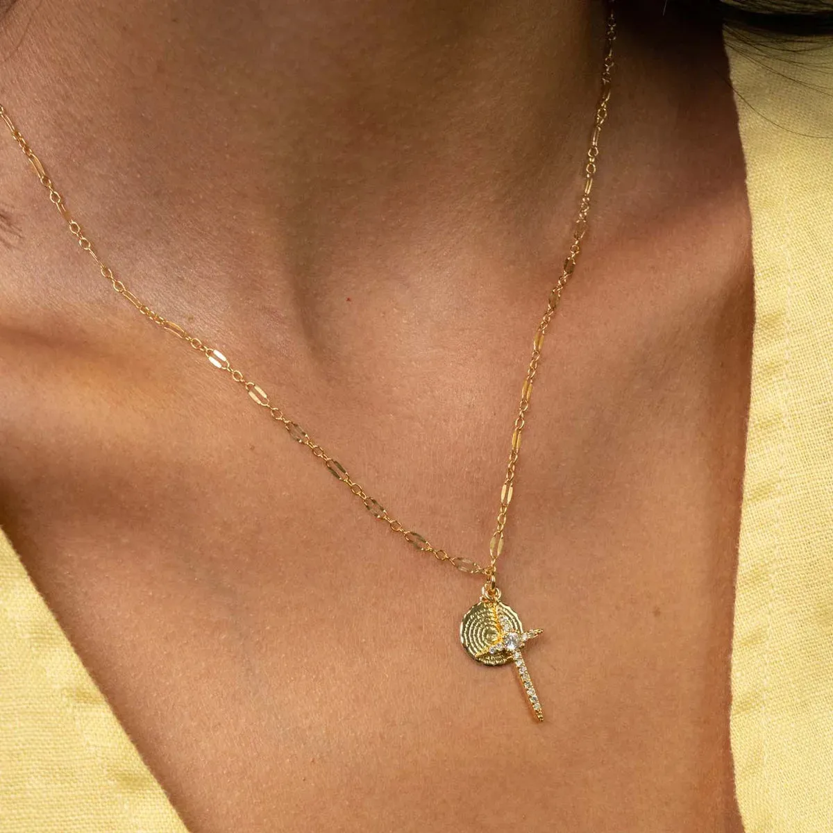 Hopeful Cross Necklace