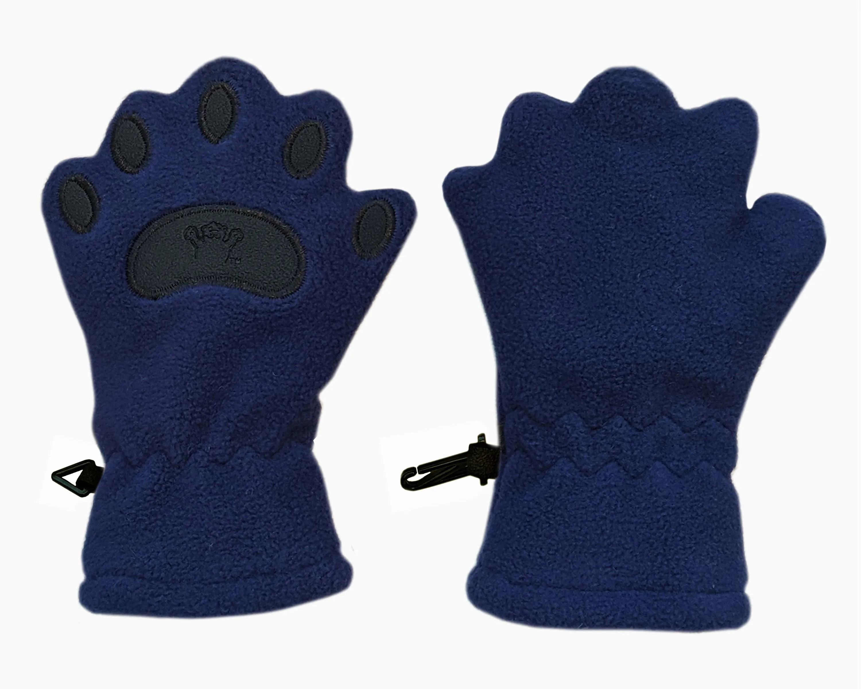 Infant & Todder Navy Fleece Mittens