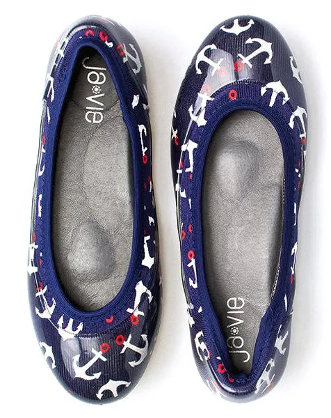 ja-vie anchors away jelly flats shoes