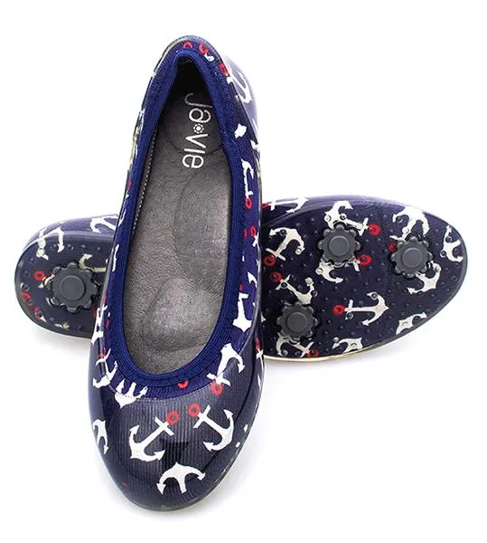 ja-vie anchors away jelly flats shoes