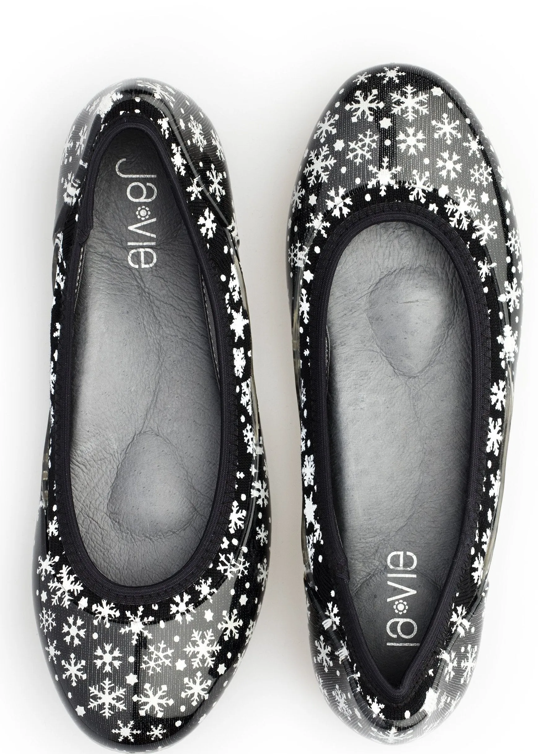 ja-vie snowflake jelly flats shoes