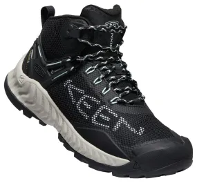 Keen Women's NXIS EVO Midboot Waterproof Black Blue Grass