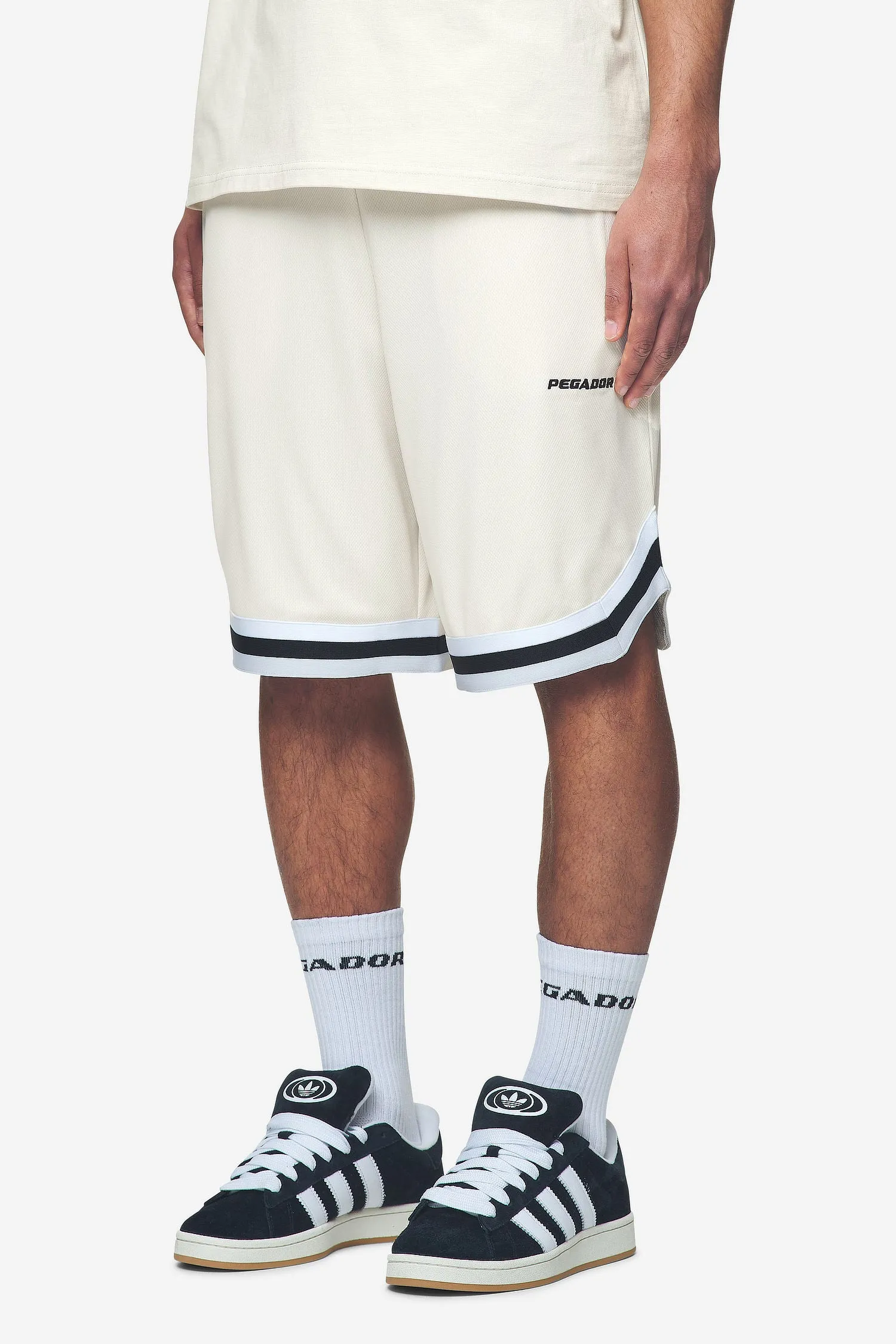 Lansing Basketball Shorts Salty Cream