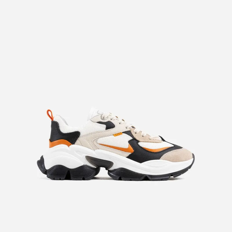 Linny Black Orange Chunky Sneakers