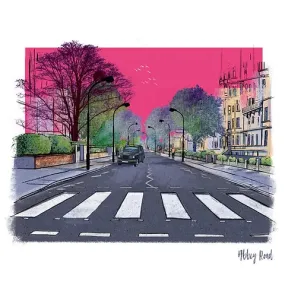 London Abbey Road Blank Card