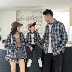 Matching Family Outfit - Plaid Long Sleeve Shirt