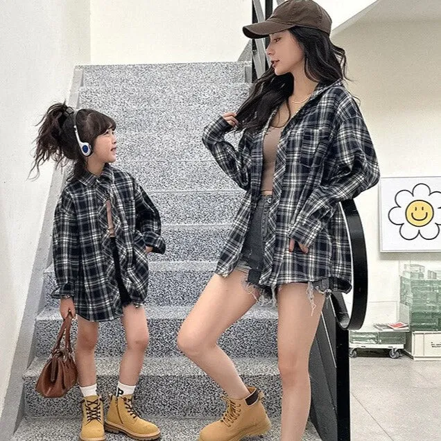 Matching Family Outfit - Plaid Long Sleeve Shirt