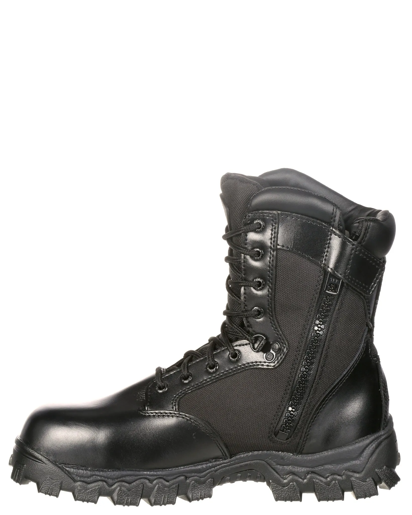 Men's Alpha Force Zipper Waterproof Public Service Boots