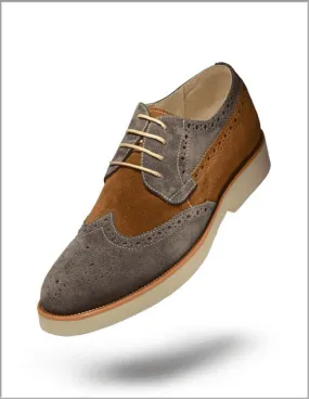 Men's Suede Shoes,  T. Suede Gray-Fashion-Shoes-2020