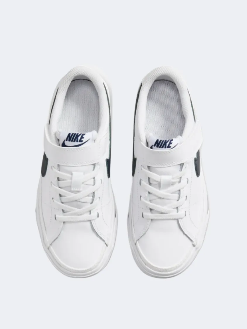 Nike Court Legacy Ps-Boys Lifestyle Shoes White/Navy