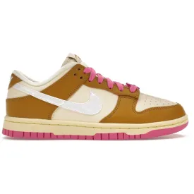 Nike Women's Dunk Low SE Shoes - Bronzine / Pink / Alabaster / Coconut Milk