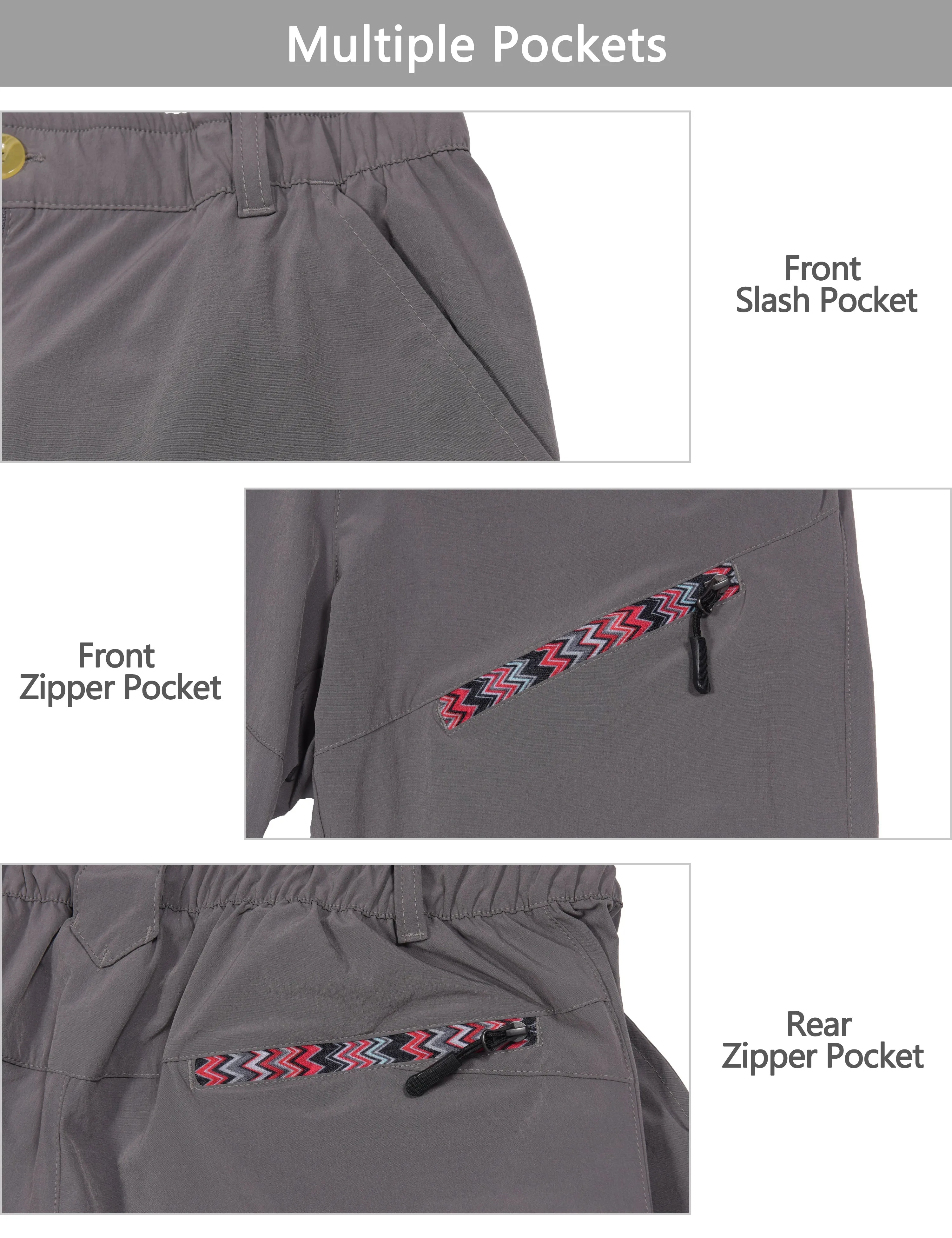 Women's Convertible Lightweight Zip-Off Hiking Pants